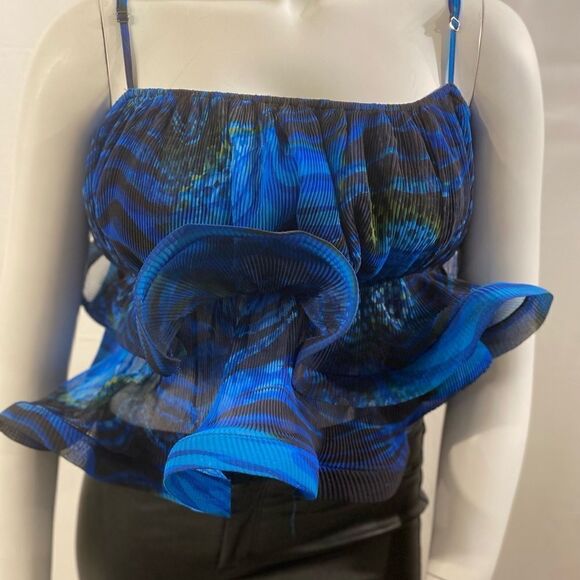 Fashion Nova Showstopper Blouse - Blue - Picture 12 of 13